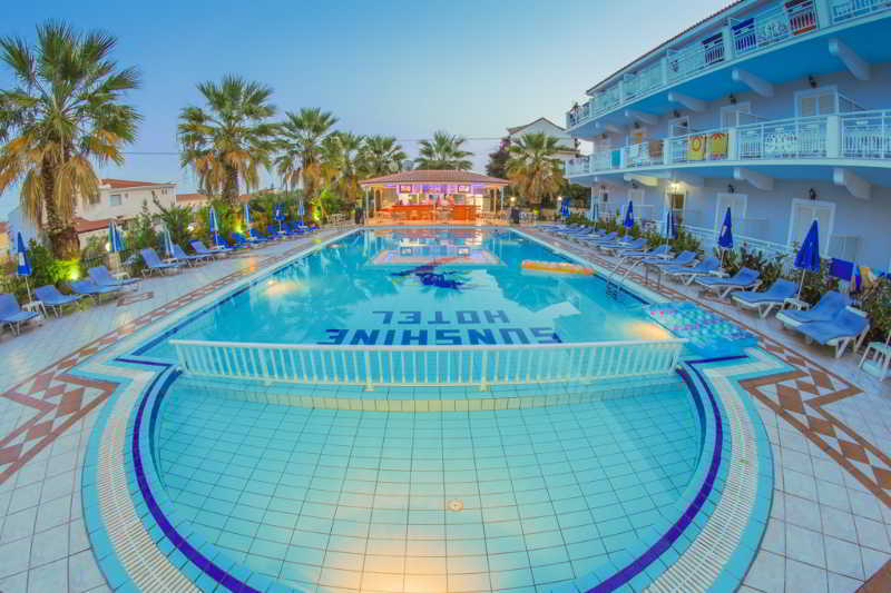 Sunshine Hotel Laganas Bagian luar foto